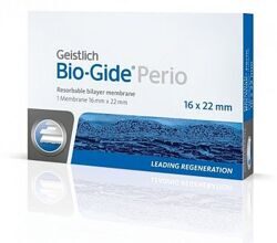 BIO-GIDE PERIO 16Х22 ММ, РЕЗОРБИРУЕМАЯ ДВУХСТОЙНАЯ БАРЬЕРНАЯ МЕМБРАНА